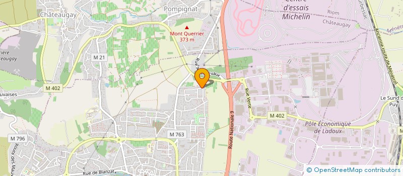 localisation de l'entreprise MONSIEUR NICOLAS MAGOT  CEBAZAT