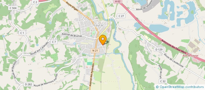 localisation de l'entreprise MONSIEUR NICOLAS MAGRI  LAYRAC