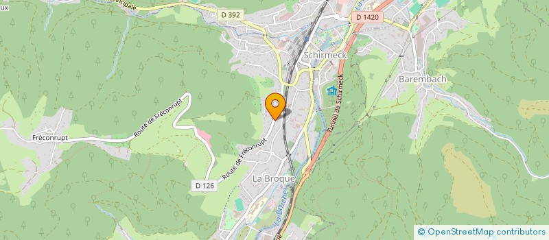 localisation de l'entreprise MONSIEUR NICOLAS MAHLER  LA BROQUE