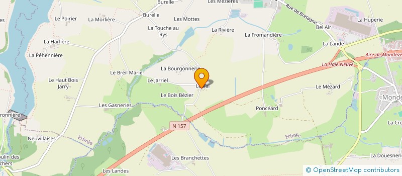 localisation de l'entreprise MONSIEUR NICOLAS MAIGNAN  POCE-LES-BOIS