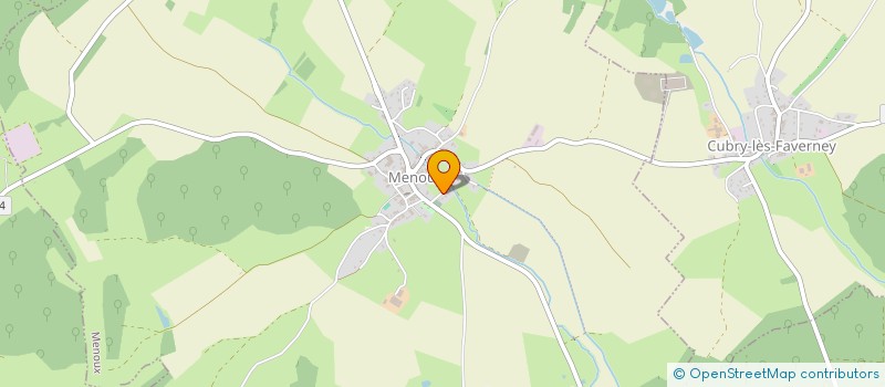 localisation de l'entreprise MONSIEUR NICOLAS MAILLARD  MENOUX