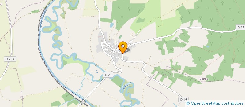 localisation de l'entreprise MONSIEUR NICOLAS MAILLARD  VONCQ