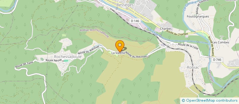 localisation de l'entreprise MONSIEUR NICOLAS MAILLET  ROBIAC-ROCHESSADOULE