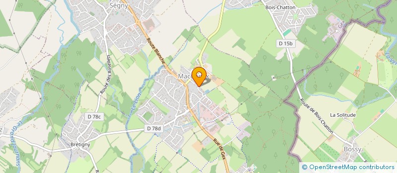 localisation de l'entreprise MONSIEUR NICOLAS MAILLET  ORNEX