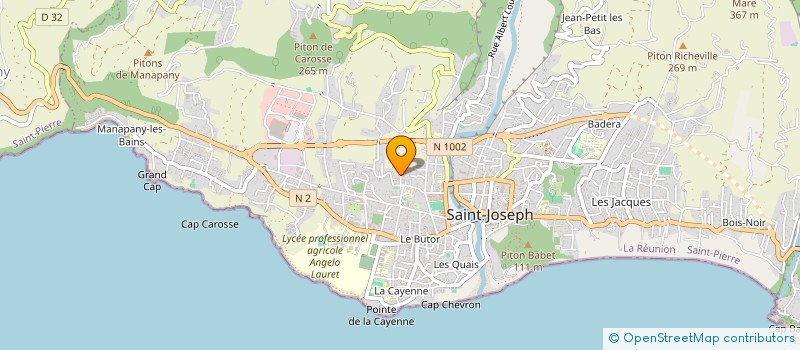 localisation de l'entreprise MONSIEUR NICOLAS MAILLOT à SAINT-JOSEPH