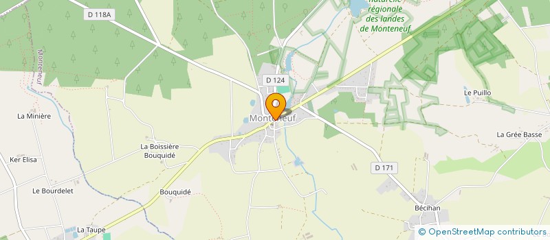 localisation de l'entreprise MONSIEUR NICOLAS MAINGUET  MONTENEUF