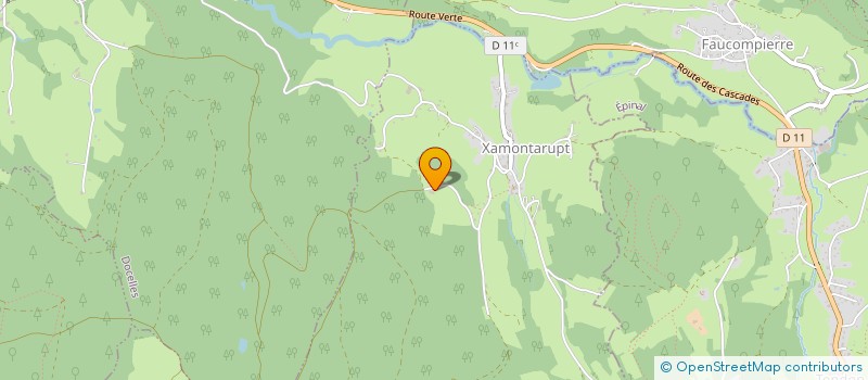 localisation de l'entreprise MONSIEUR NICOLAS MAIRE  XAMONTARUPT