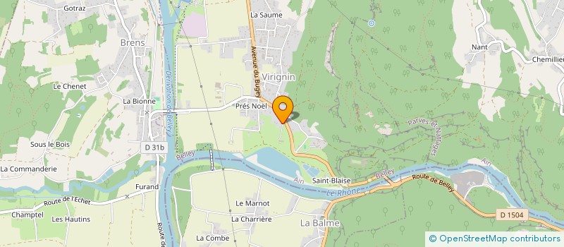 localisation de l'entreprise MONSIEUR NICOLAS MALAPERT  VIRIGNIN