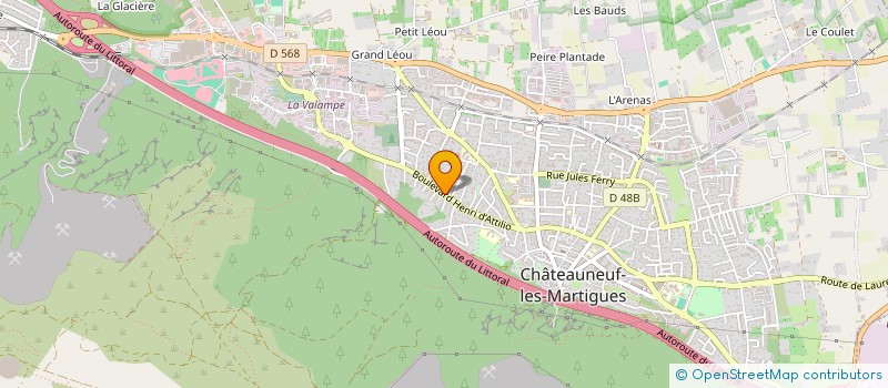 localisation de l'entreprise MONSIEUR NICOLAS MALATIER à CHATEAUNEUF-LES-MARTIGUES