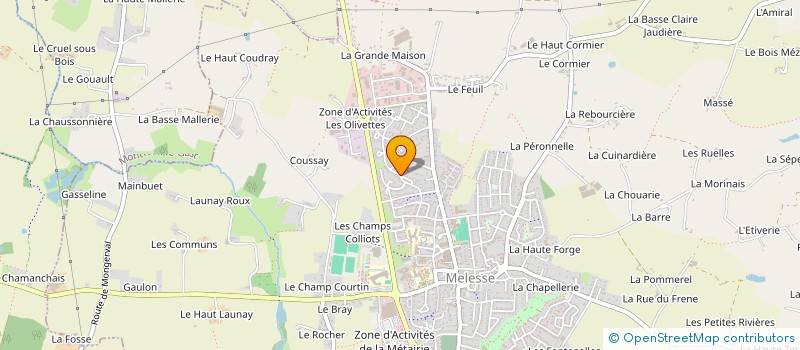 localisation de l'entreprise MONSIEUR NICOLAS MALBRANQUE à MELESSE