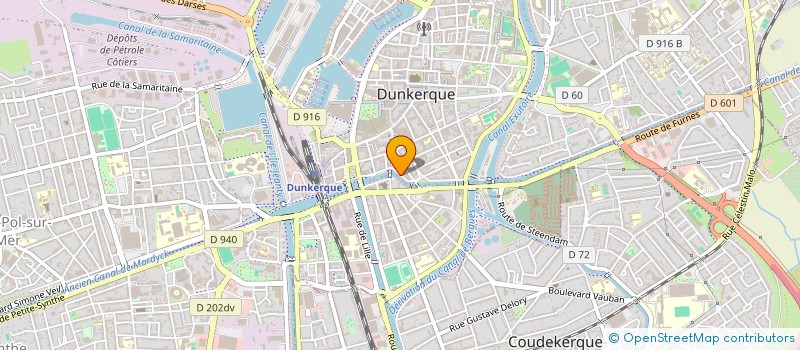 localisation de l'entreprise MONSIEUR NICOLAS MALESIEU à DUNKERQUE