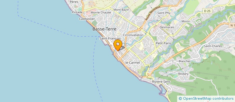 localisation de l'entreprise MONSIEUR NICOLAS MALETTE  BASSE-TERRE