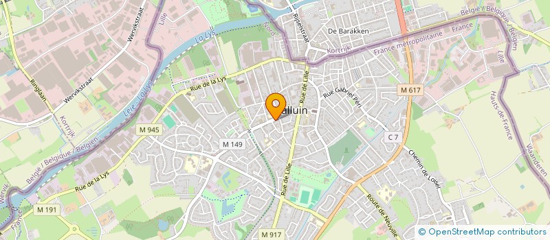 localisation de l'entreprise MONSIEUR NICOLAS MALLE  HALLUIN