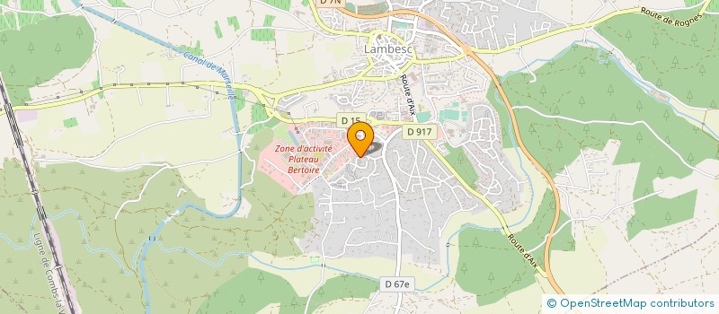 localisation de l'entreprise MONSIEUR NICOLAS MALLEVILLE  LAMBESC