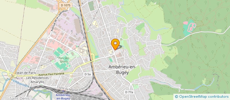 localisation de l'entreprise MONSIEUR NICOLAS MALNOURY  AMBERIEU-EN-BUGEY