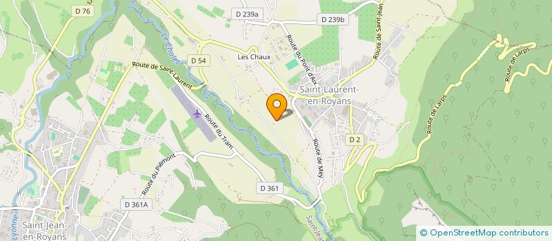 localisation de l'entreprise MONSIEUR NICOLAS MALSANG  SAINT-JEAN-EN-ROYANS