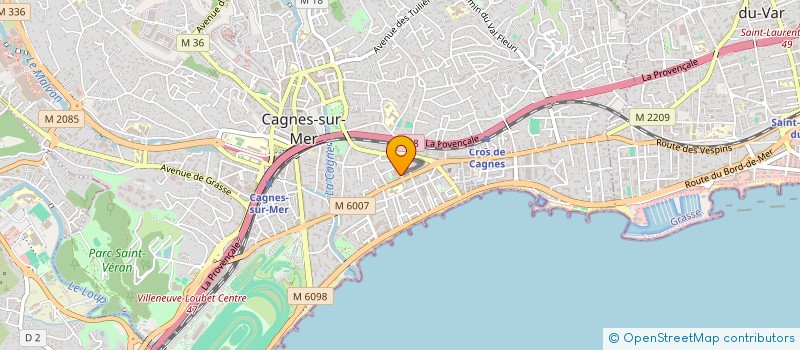 localisation de l'entreprise MONSIEUR NICOLAS MAMMONE à CAGNES-SUR-MER
