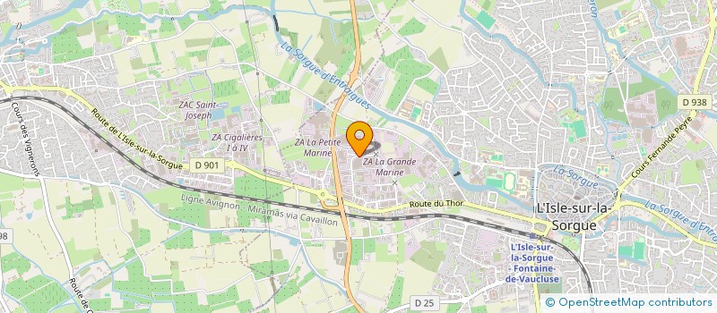 localisation de l'entreprise MONSIEUR NICOLAS MANCILLA  L'ISLE-SUR-LA-SORGUE