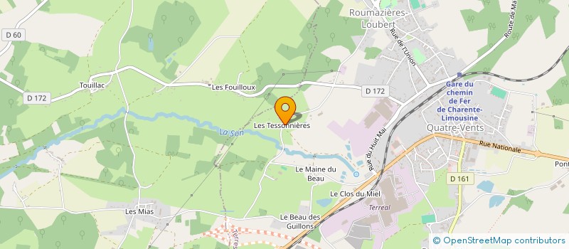 localisation de l'entreprise MONSIEUR NICOLAS MANDON à TERRES-DE-HAUTE-CHARENTE