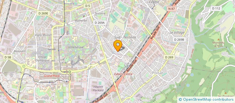 localisation de l'entreprise MONSIEUR NICOLAS MANGIONE  SAINT-MARTIN-D'HERES