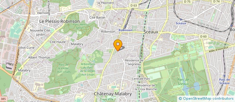 localisation de l'entreprise MONSIEUR NICOLAS MANSENCAL à CHATENAY-MALABRY