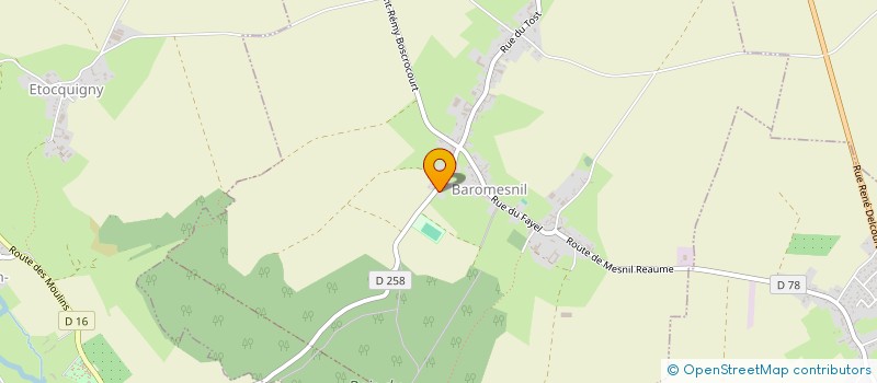 localisation de l'entreprise MONSIEUR NICOLAS MANSIRE  BAROMESNIL