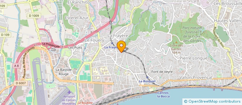 localisation de l'entreprise MONSIEUR NICOLAS MANZOCCO  CANNES