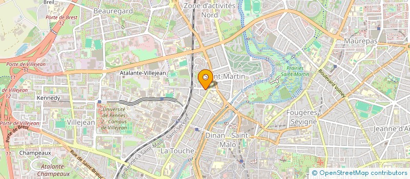 localisation de l'entreprise MONSIEUR NICOLAS MARCAULT à RENNES