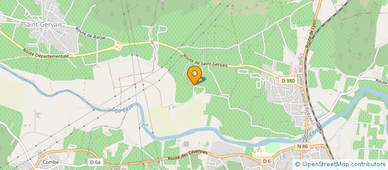 localisation de l'entreprise MONSIEUR NICOLAS MARCEL  BAGNOLS-SUR-CEZE