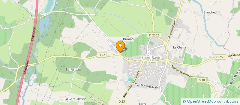 localisation de l'entreprise MONSIEUR NICOLAS MARCHAIS  SAINT-SAVIN