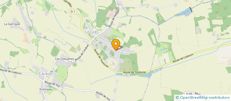 localisation de l'entreprise MONSIEUR NICOLAS MARCHAIS  LE GRES