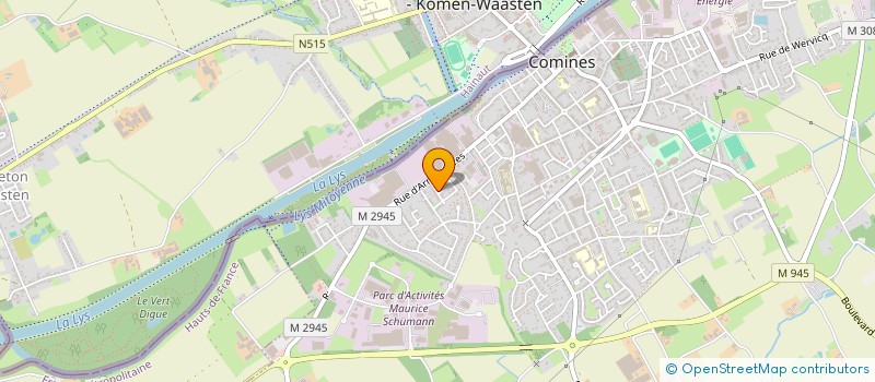 localisation de l'entreprise MONSIEUR NICOLAS MARCHAL  COMINES