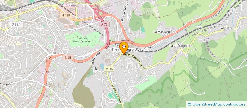 localisation de l'entreprise MONSIEUR NICOLAS MARCHAND à SAINT-ETIENNE