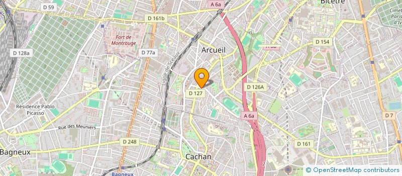 localisation de l'entreprise MONSIEUR NICOLAS MARCHAND  ARCUEIL