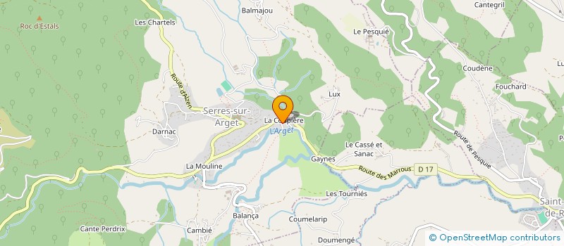 localisation de l'entreprise MONSIEUR NICOLAS MARCHAND à SERRES-SUR-ARGET