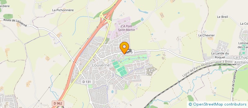 localisation de l'entreprise MONSIEUR NICOLAS MARCHAND  LOUVERNE