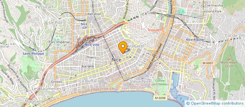 localisation de l'entreprise MONSIEUR NICOLAS MARCOS à NICE