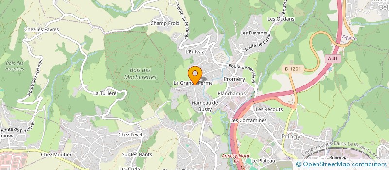 localisation de l'entreprise MONSIEUR NICOLAS MARCQ à ANNECY