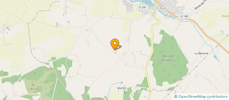 localisation de l'entreprise MONSIEUR NICOLAS MAREAU  BAIS