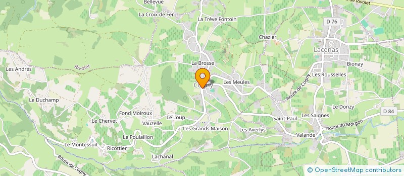 localisation de l'entreprise MONSIEUR NICOLAS MARET à COGNY