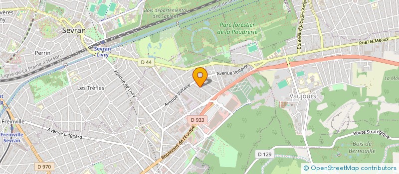 localisation de l'entreprise MONSIEUR NICOLAS MARGINIER  LIVRY-GARGAN