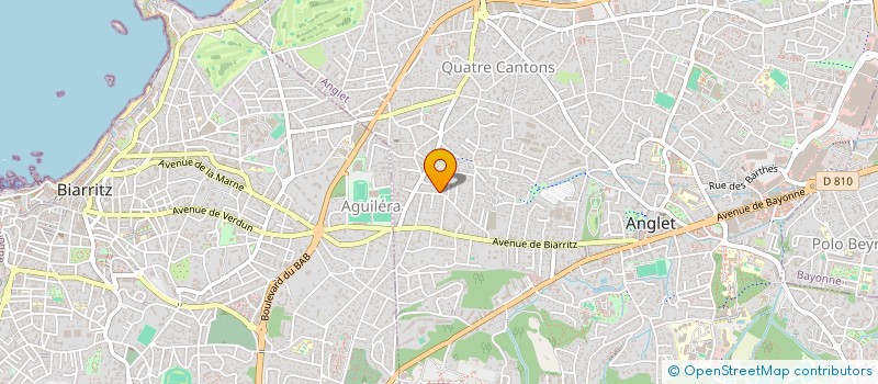 localisation de l'entreprise MONSIEUR NICOLAS MARIE  ANGLET