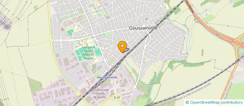 localisation de l'entreprise MONSIEUR NICOLAS MARIE-SAINTE  GOUSSAINVILLE