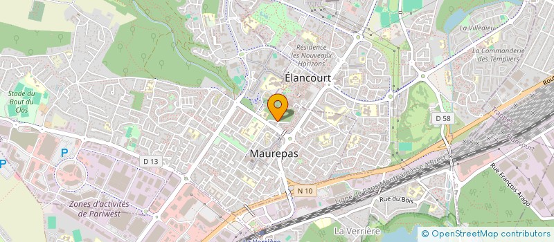 localisation de l'entreprise MONSIEUR NICOLAS MARIMBORDES  MAUREPAS