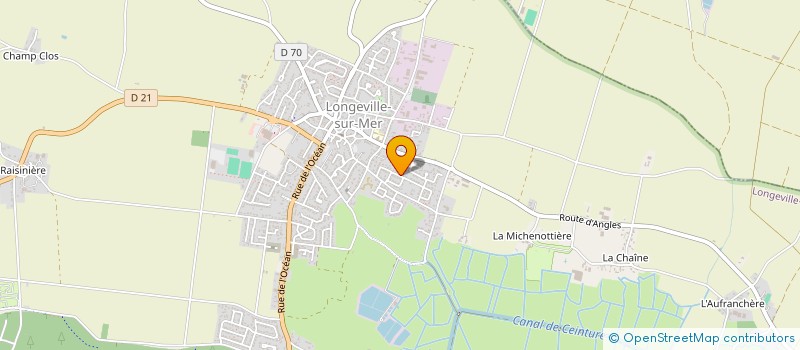 localisation de l'entreprise MONSIEUR NICOLAS MARIN  LONGEVILLE-SUR-MER