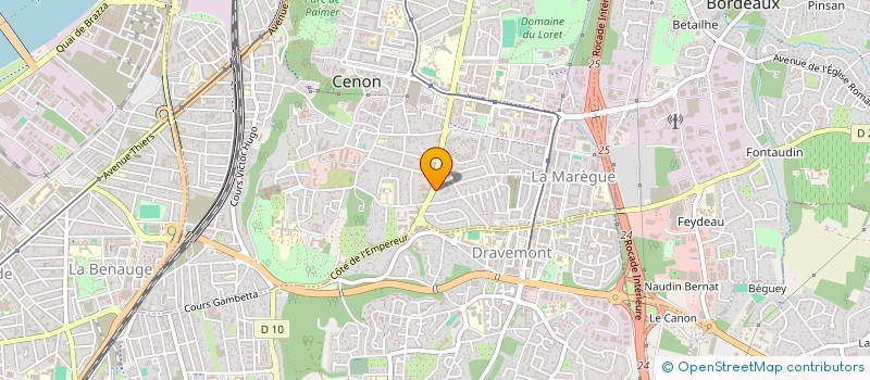 localisation de l'entreprise MONSIEUR NICOLAS MARINHO  CENON