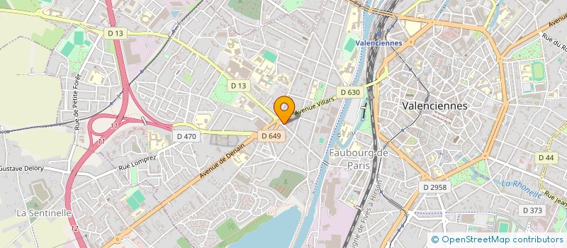localisation de l'entreprise MONSIEUR NICOLAS MARISSAL à VALENCIENNES