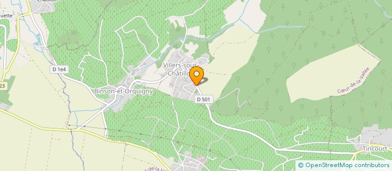 localisation de l'entreprise MONSIEUR NICOLAS MARLE  COEUR-DE-LA-VALLEE