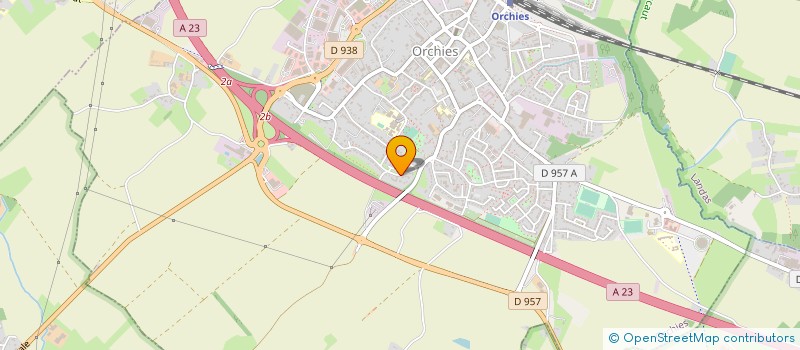 localisation de l'entreprise MONSIEUR NICOLAS MARLIOT  ORCHIES