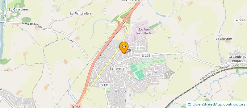 localisation de l'entreprise MONSIEUR NICOLAS MAROLLEAU  LOUVERNE